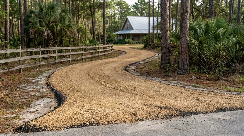 Tar & Chip Driveways Cape Coral
